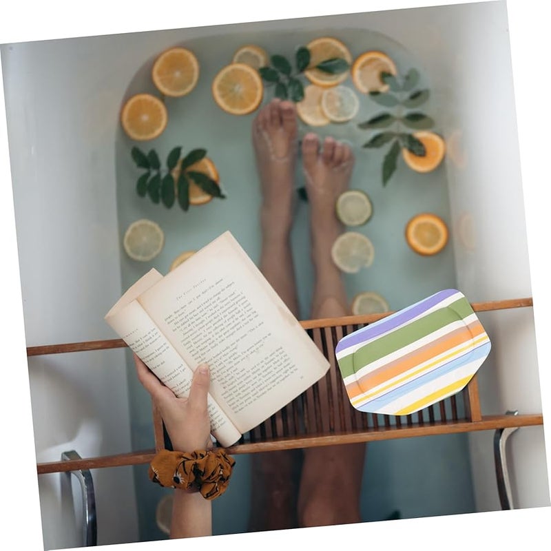 وسادة رأس حوض الاستحمام المحمولة مع أكواب شفط مريحة وسادة الاستحمام - Image 3